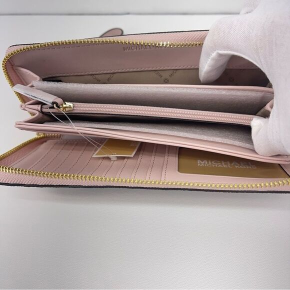 Michael Kors Continental Wallet/Wristlet NWT Powder Blush - Picture 5 of 7